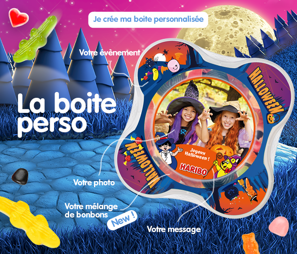 Boîte personnalisée Halloween Boîte personnalisée Halloween